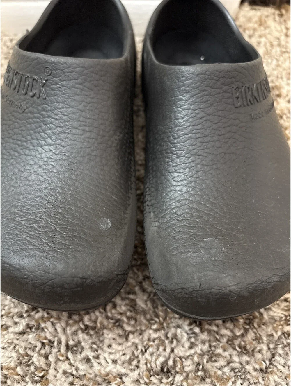 Birkenstock Profi Birki Women's Size 7 Black Walking Nursing Work Clogs Shoes